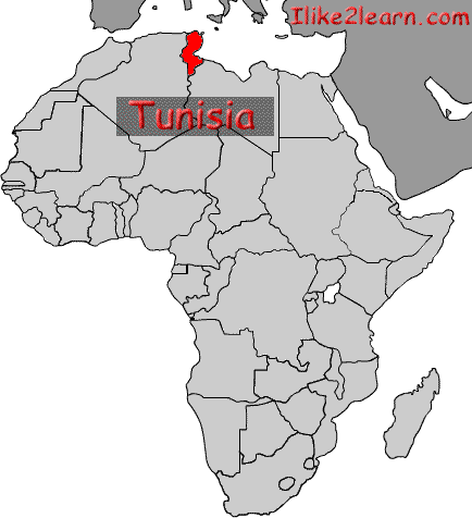 Tunisia  on Tunisia Map