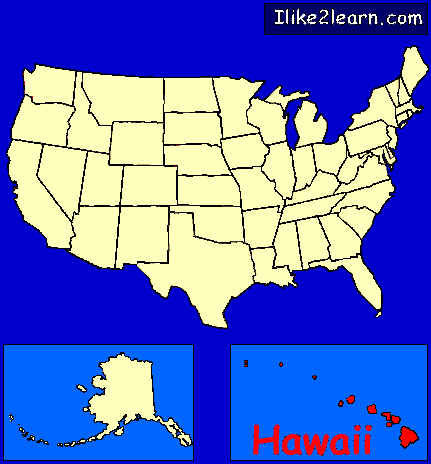 Map United States Including Hawaii 