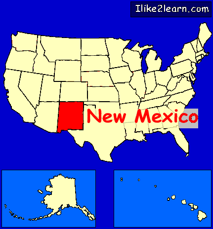  World  on New Mexico With The United States Map Quiz Travel And Tour The World