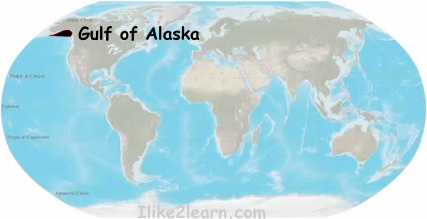 Gulf of Alaska Map