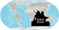 Small Indian Ocean Map
