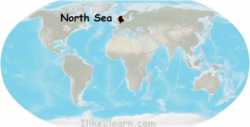 World Map North Sea