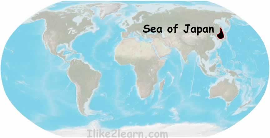 Sea of Japan Map